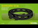 Quickloader Strap 110cm Gummiband, schwarz, 2-pack