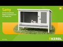 ECO-Kunststoffstall Samy, für Nager, 116 x 57 x 82 cm