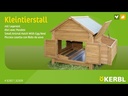 Kleintierstall für Hühner oder Kaninchen, 105 x 100 x 108 cm