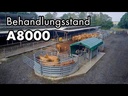 Behandlungsstand A8000 mit Seitenverengung, Heckschiebetüre
