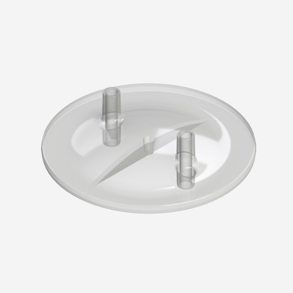 Melkeimerdeckel flach