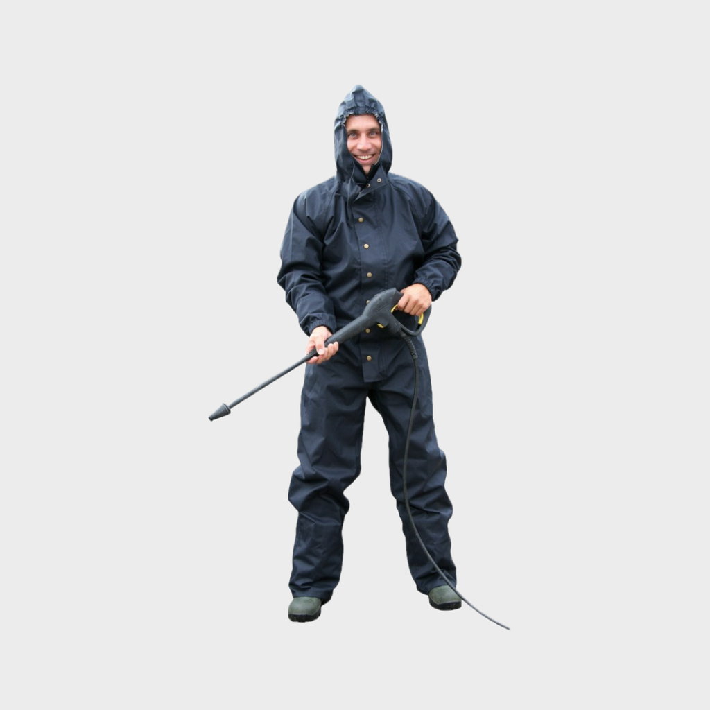 Wasch- und Reinigungsoverall mit Kapuze