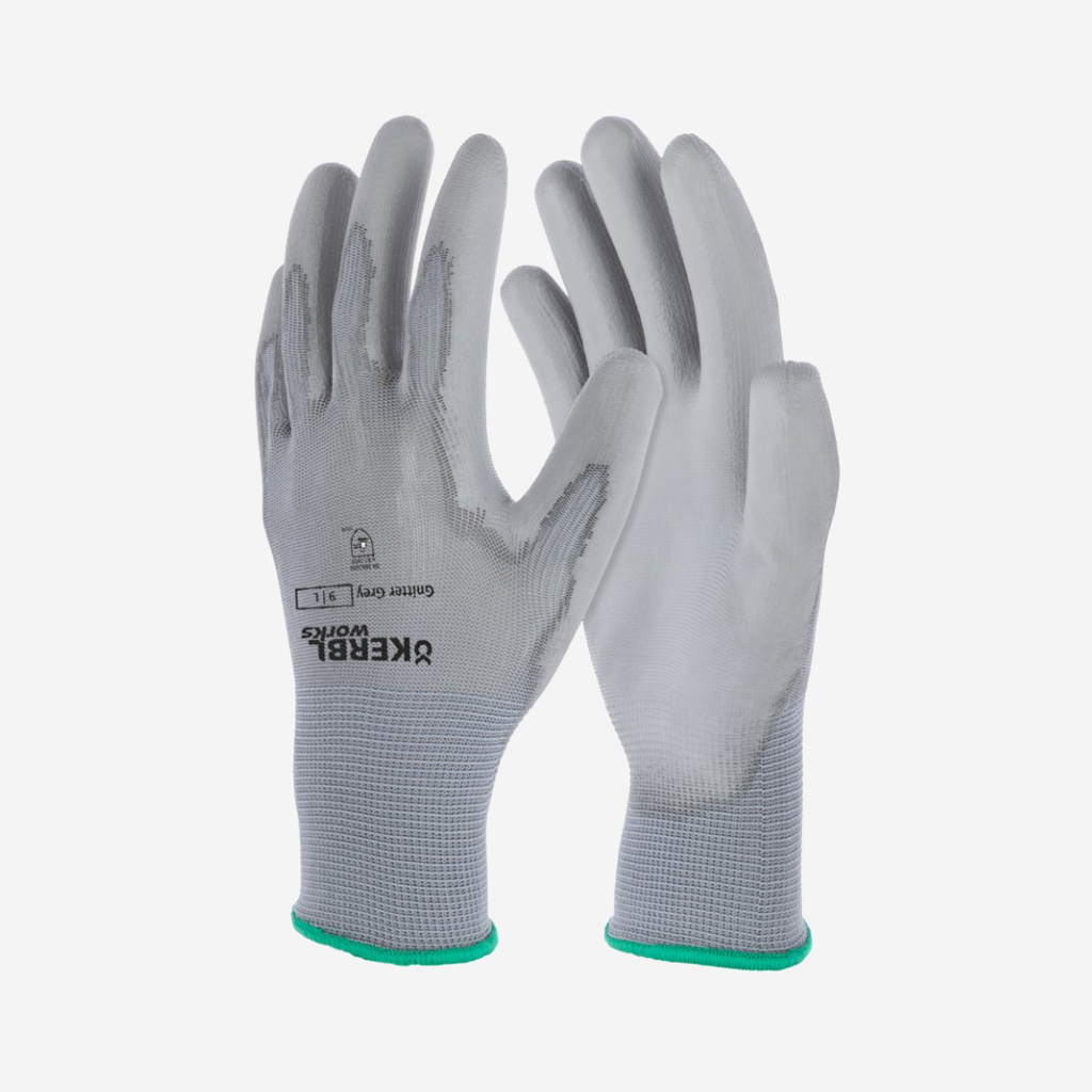 Feinstrickhandschuh Gnitter, grau