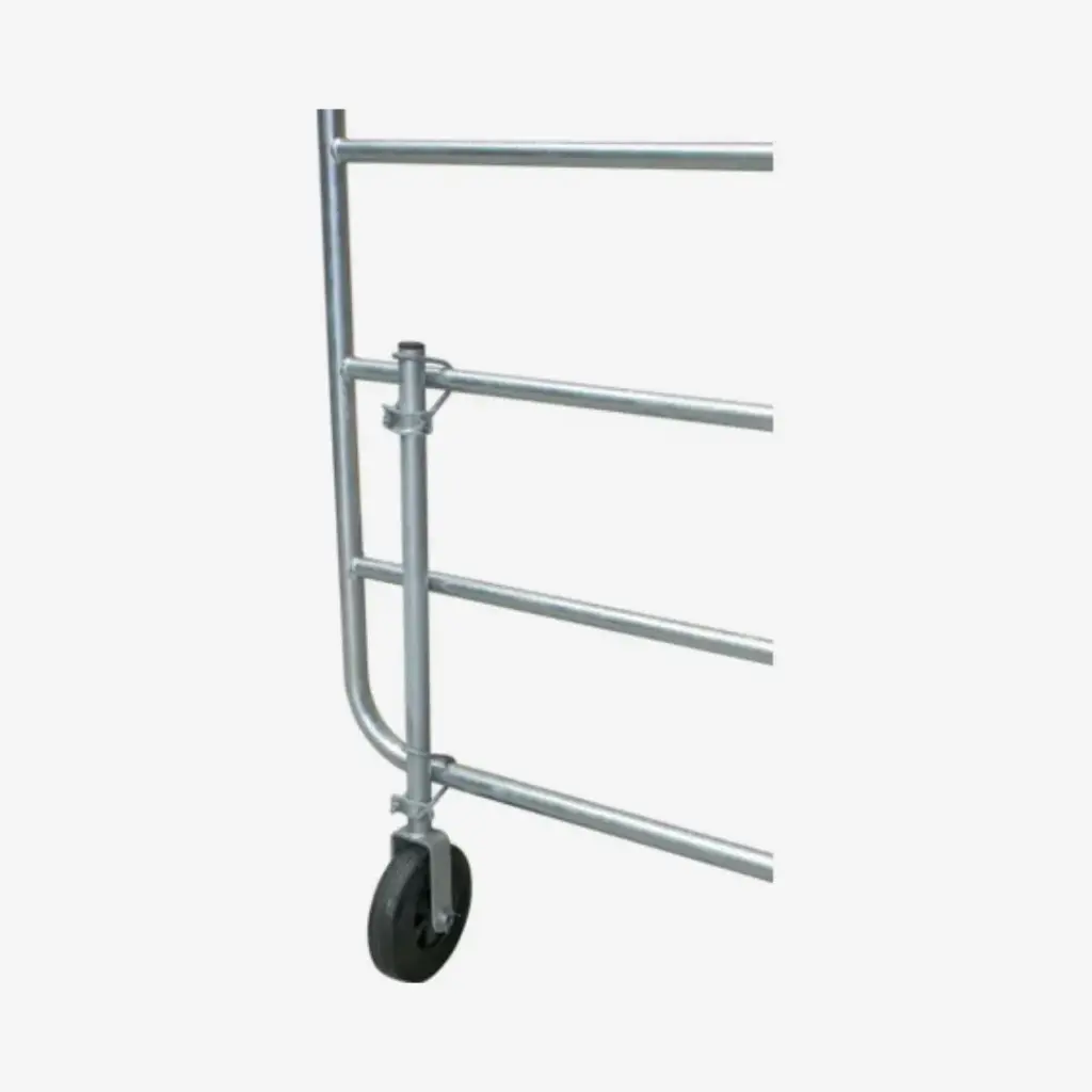 Stützrad Weidezauntor