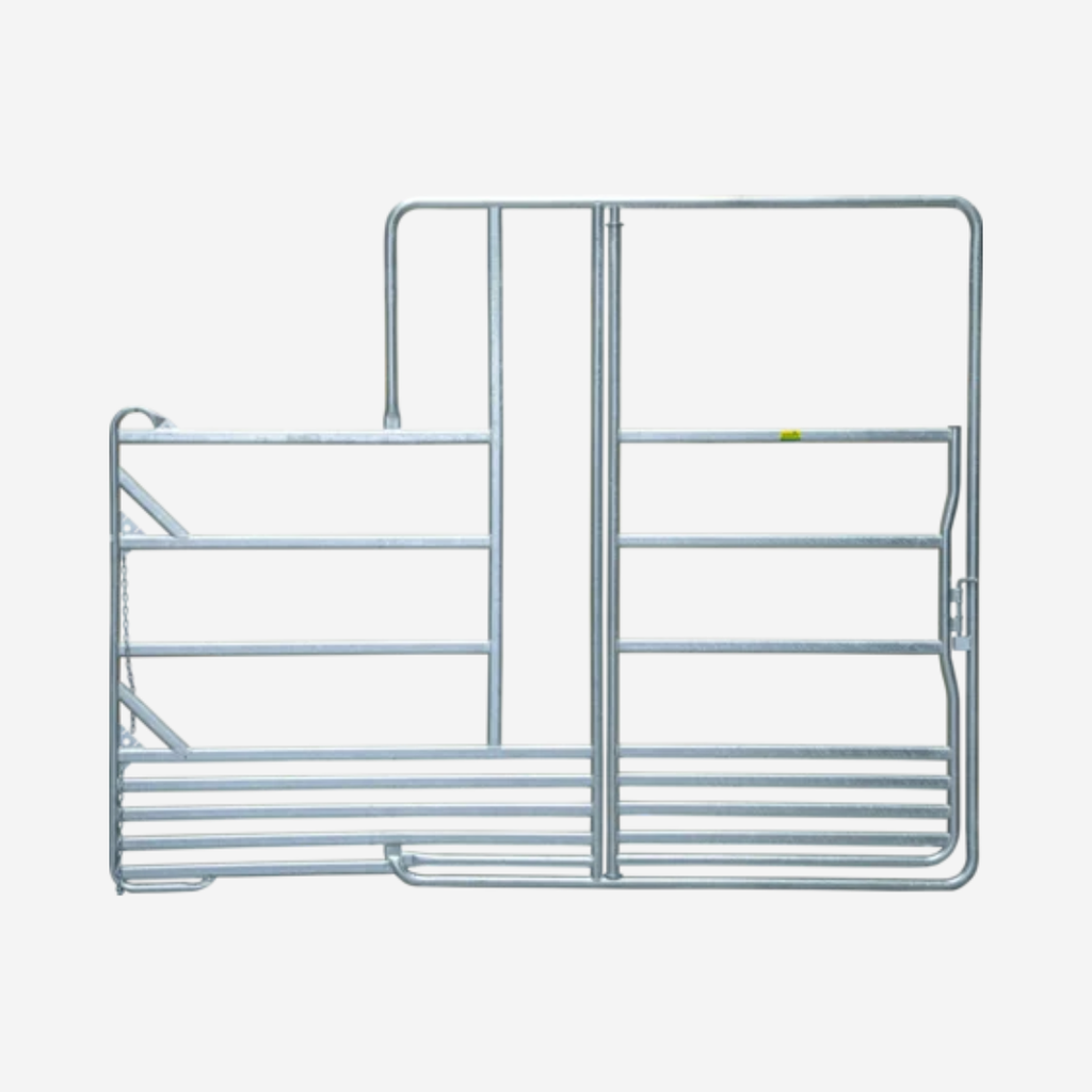 Sicherheits-Pferde-Panel mit Tor und Fressplatz