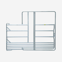 Sicherheits-Pferde-Panel mit Tor und Fressplatz