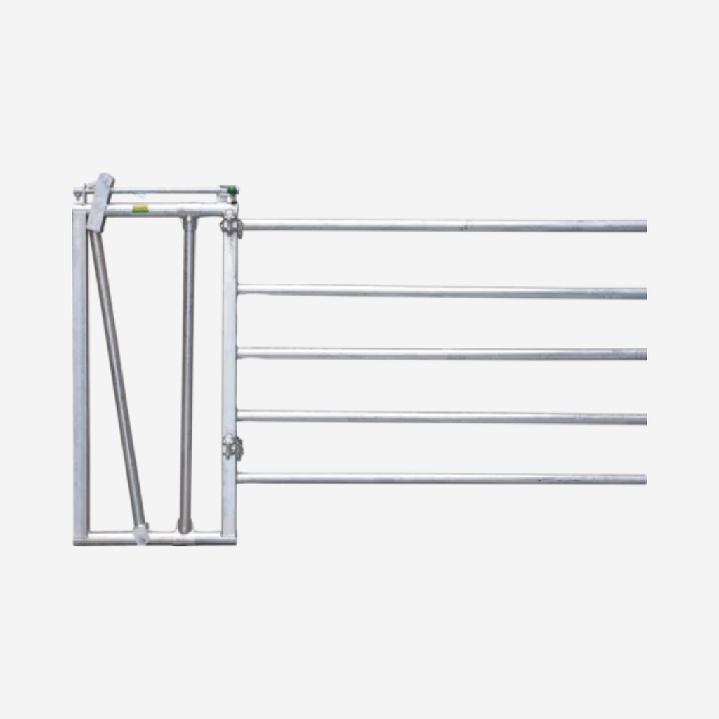 Abtrennung und Fressgitter zur Tierbehandlung