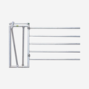 Abtrennung und Fressgitter zur Tierbehandlung