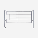 Abtrennung Becken, leicht