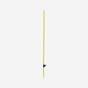 10x Rund-Fiberglaspfahl