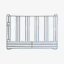 Sicherheits-Pferde-Panel mit Fressgitter 3,00 m