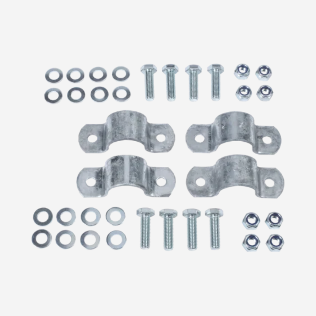 Montageset Kälberbürste an Rohr d=42 mm