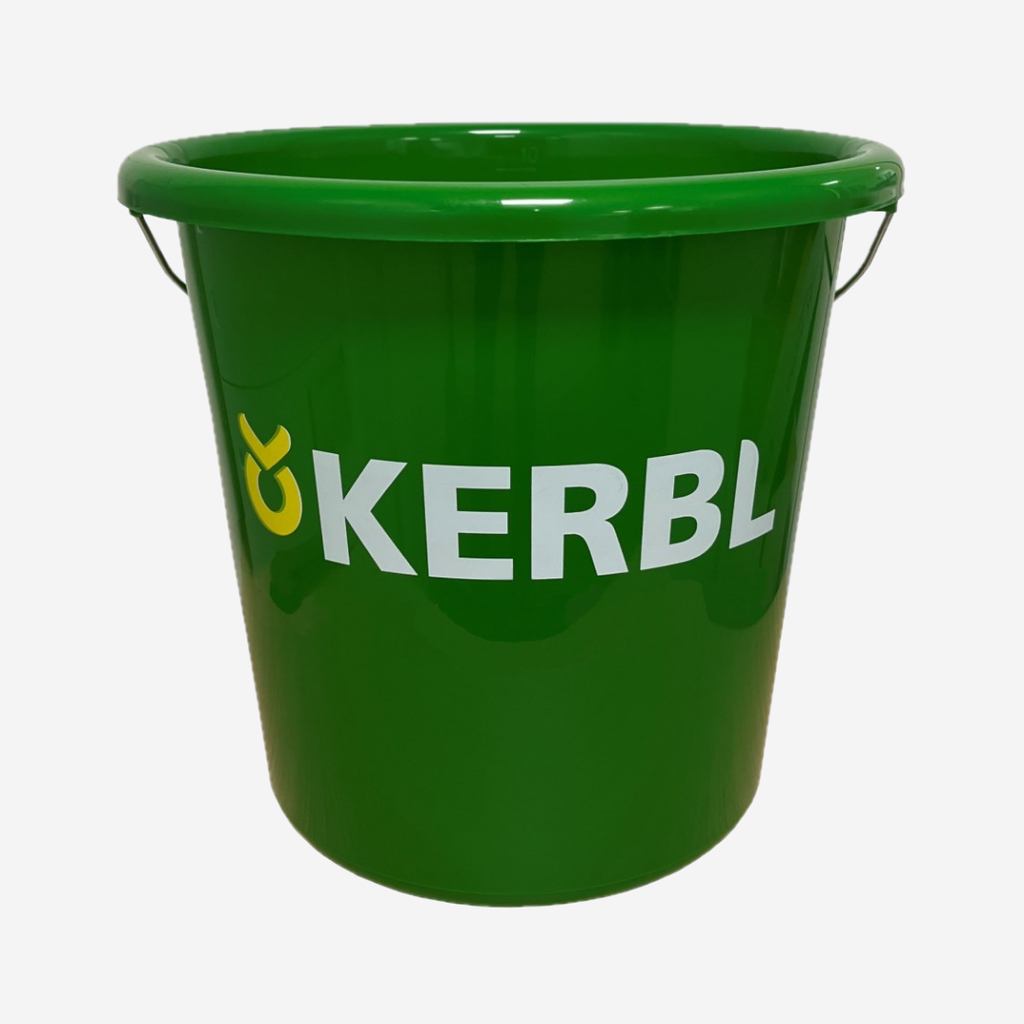 Universaleimer grün, 10 Liter Metallbügel+ Aufdruck KERBL