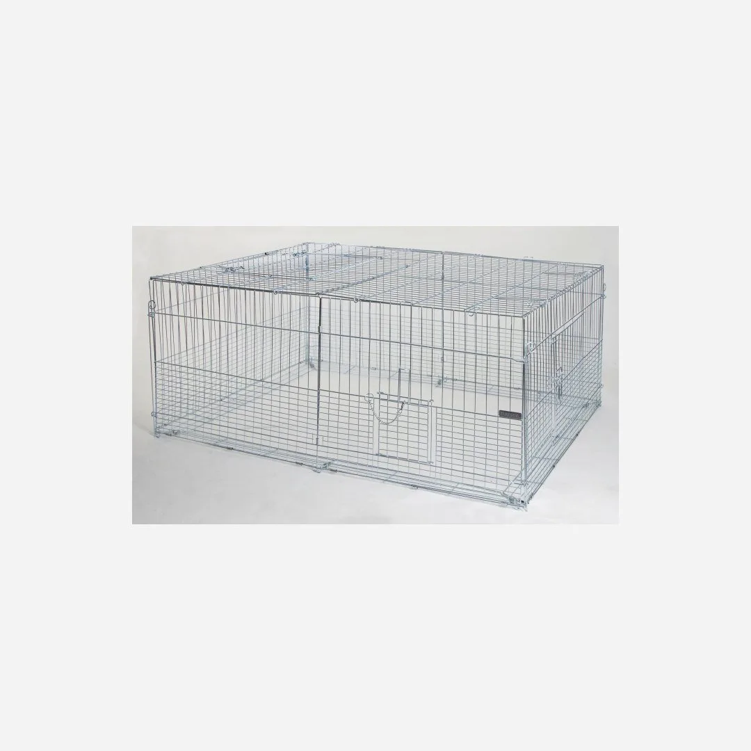 Jungtierfreilaufgehege mit Ausbruchsperre 144x112x60cm