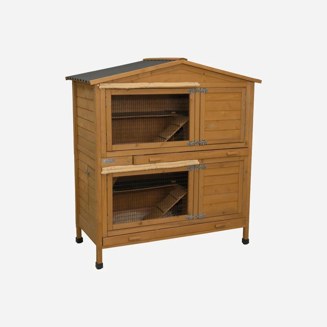 Nagerstall Appartement Pro 118x61x130cm, Kunststoffdach