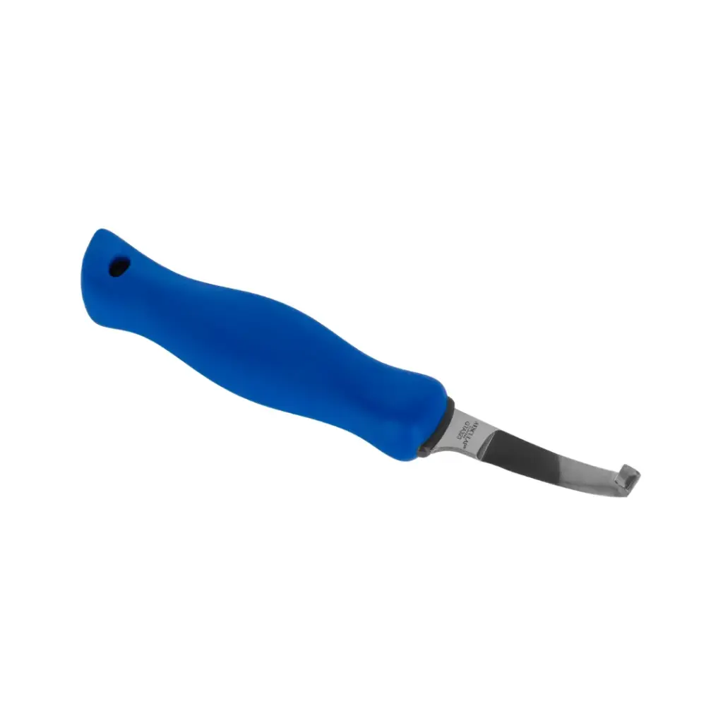 Hufmesser einschneidig links, Kunststoffgriff, kurz, schmal