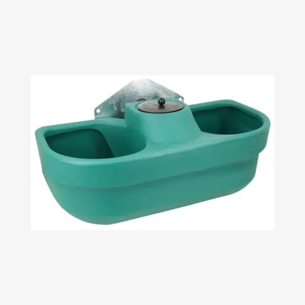 Anbau-Doppeltränke für Weidefäßer Modell FT55, Inhalt 55 Liter