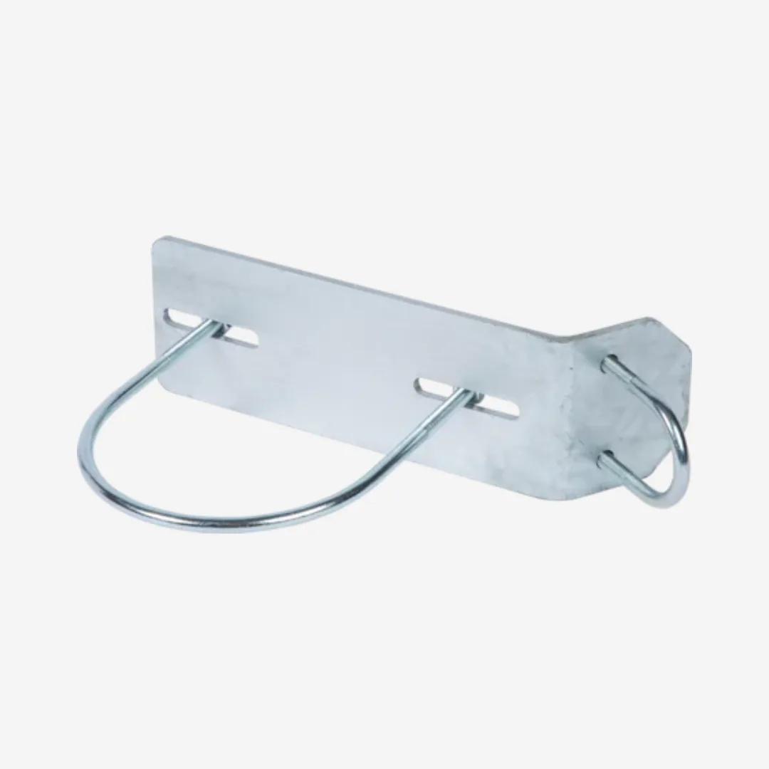 Halter für Bugrolle an Rohr d= 48 mm nicht geeignet für Liegeboxenbügel