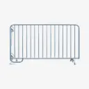 Absperrgitter Duofix L= 2,00 m, H= 1,10