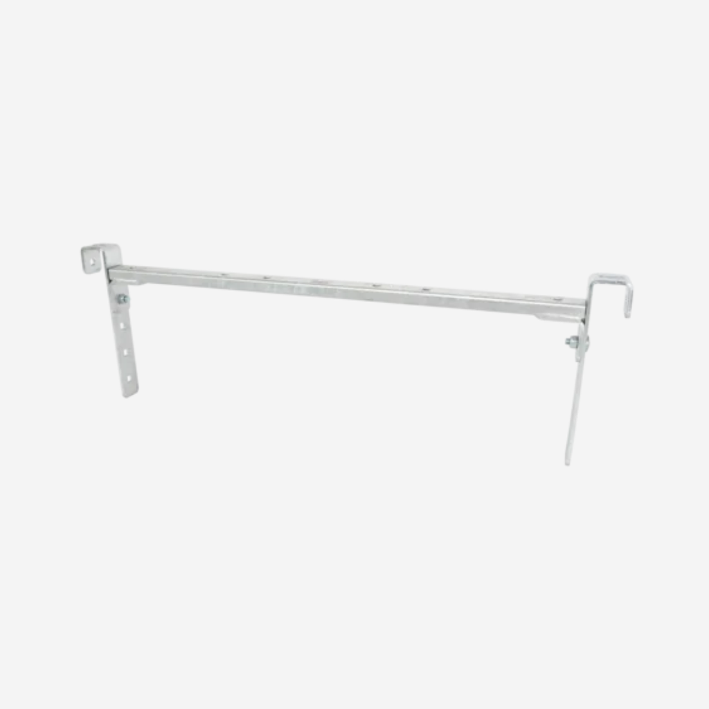 U-Bügel für Gangraufe/ -trog höhenverstellbar, für Boden B= 75 cm