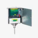 P4500 mit Sicherheitsbox, Erdstab, Super-Vlies-Akku 100 Ah und Solarmodul