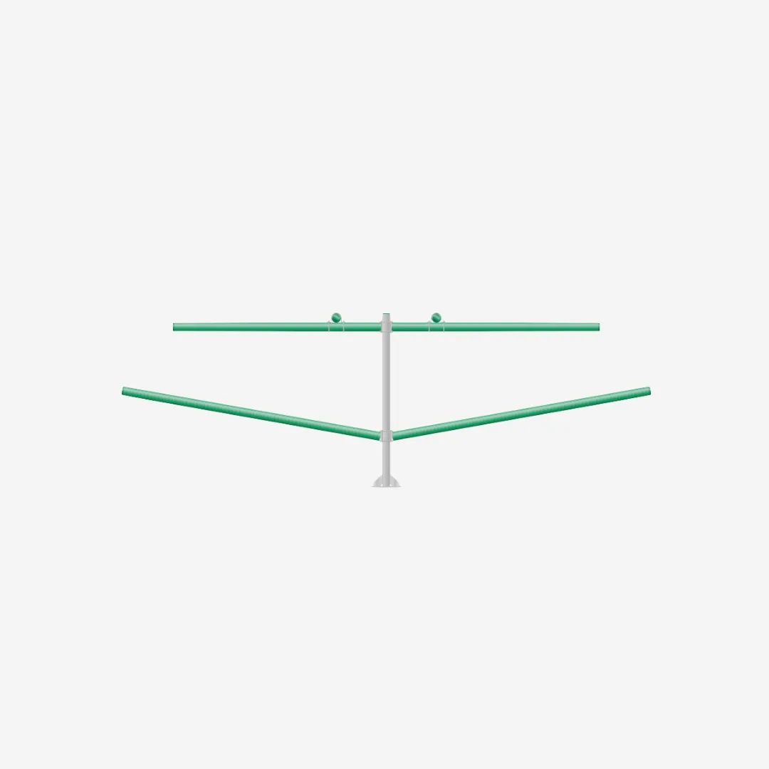FS: Doppelr. - Aufdübeln - 1550mm