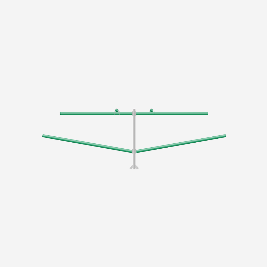 Flex Stall Doppelr. - Aufdübeln - 1450mm
