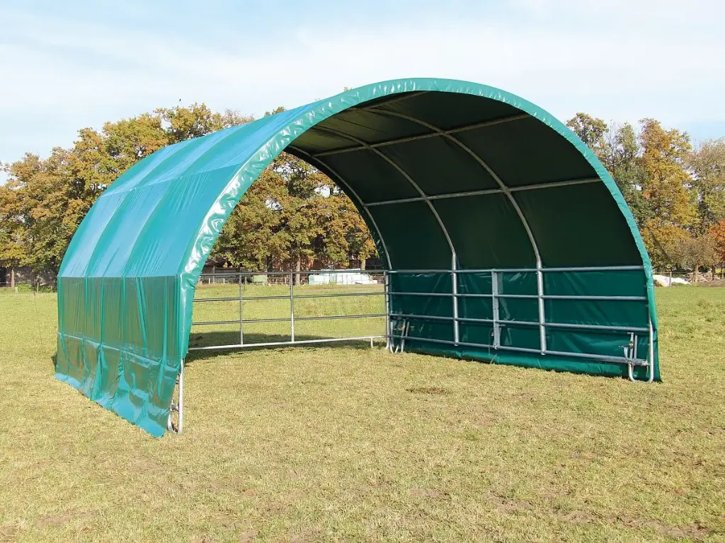 Rundbogen-Weideunterstand 