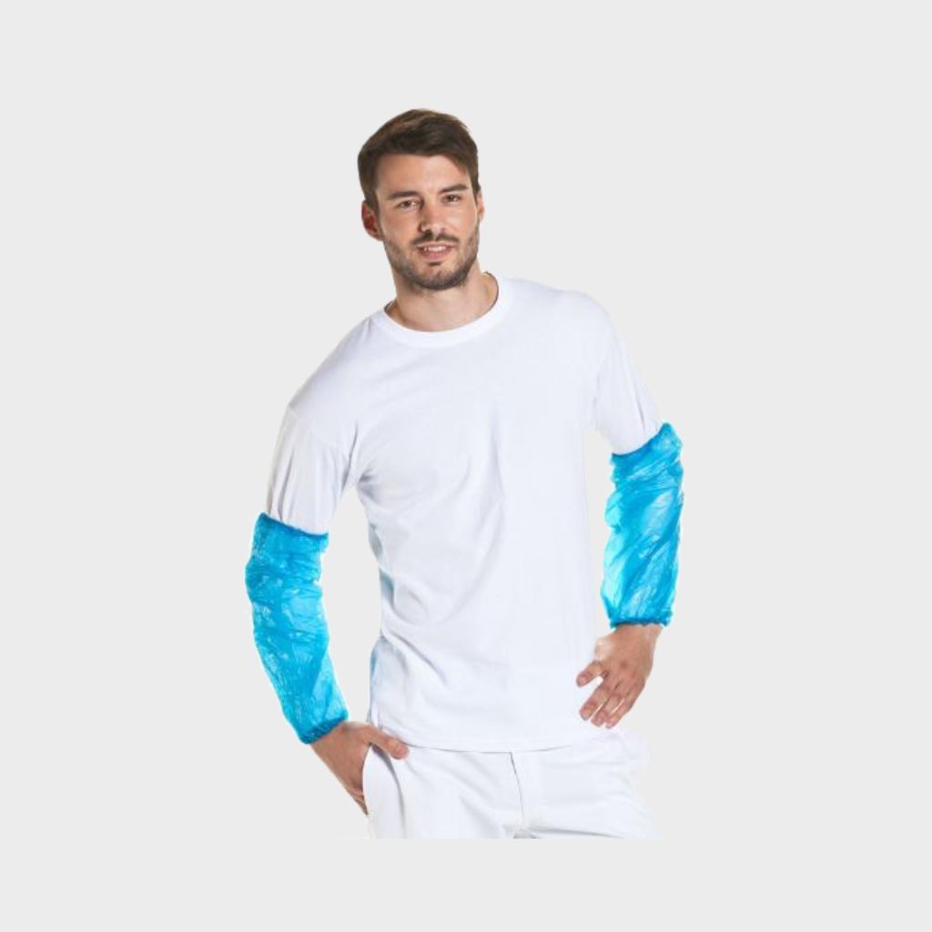 100x PE-Ärmelschoner, extra stark ca. 40cm lang