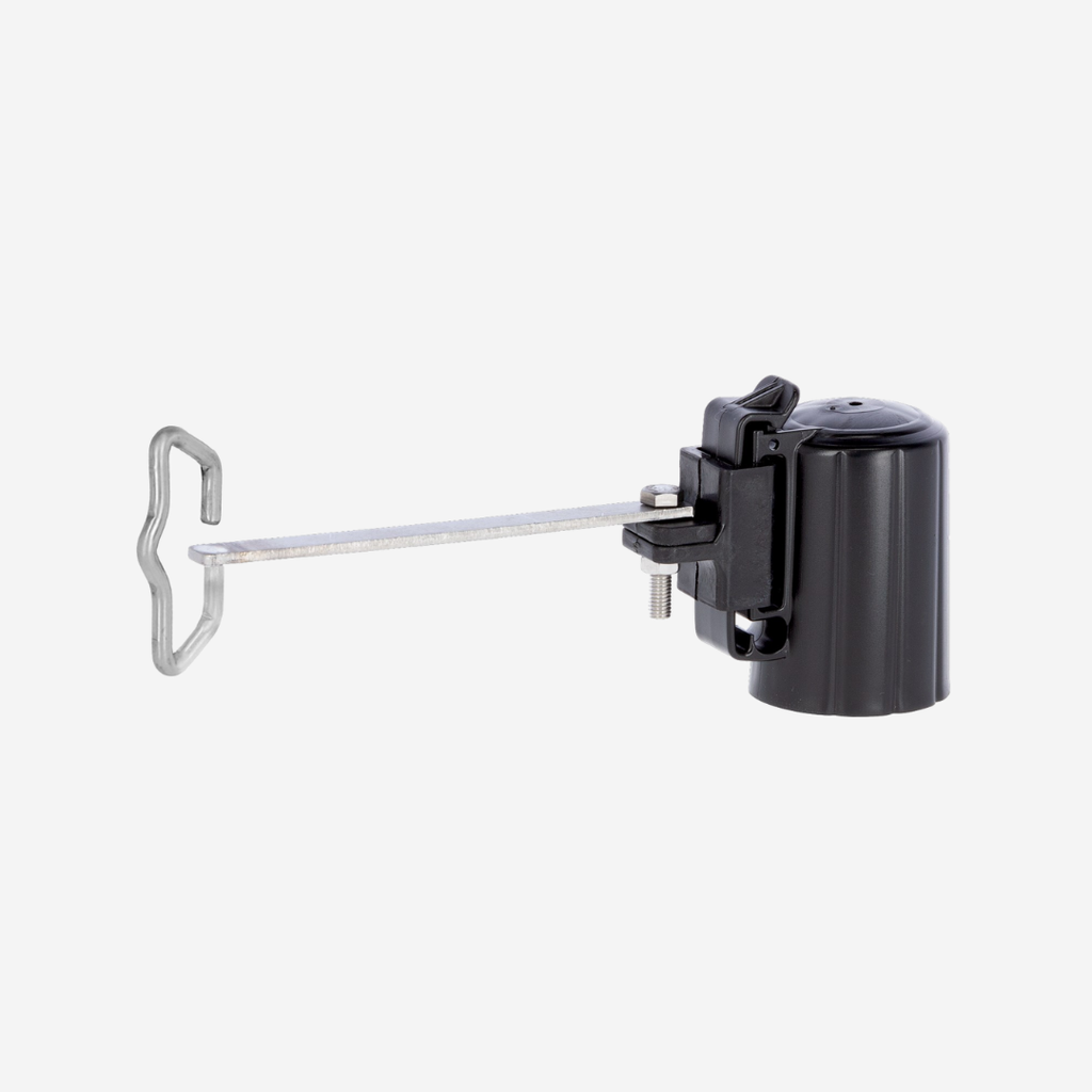 4x Kopfisolator Band/Seil-Ecklösung T-Post