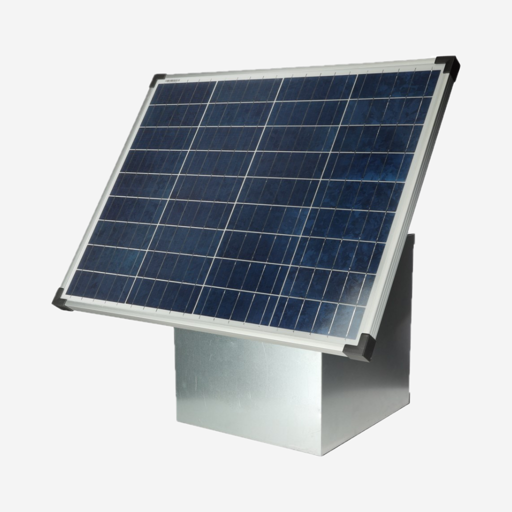 55 Watt Solarmodul mit Laderegler
