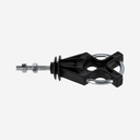 Torisolator X³ verzinkt, schwarz