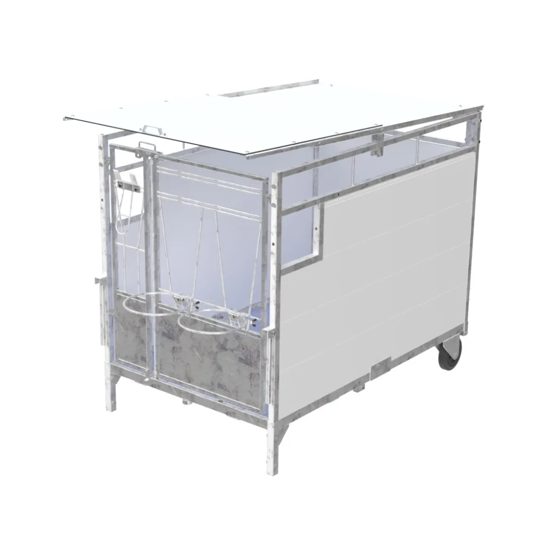 Dach für Kälberbox