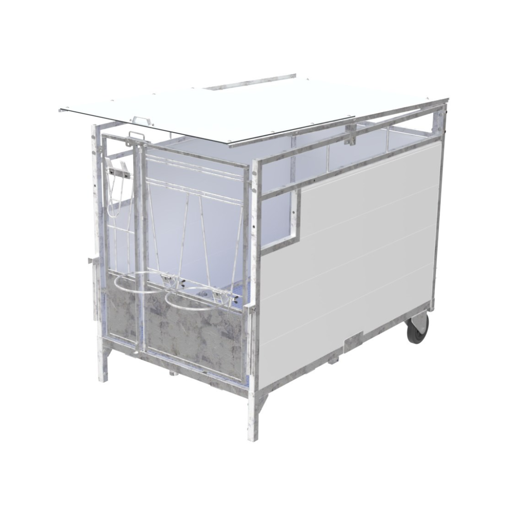 Dach für Kälberbox