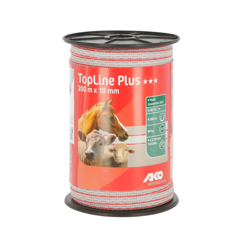 TopLine Plus Weidezaunband, Breite 10mm