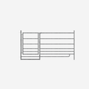 Schafpanel 1,83m mit Tor, Höhe 0,92m - feuerverzinkt