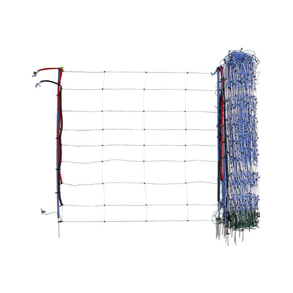 TitanNet Premium Vario,50m,+/- weiß/blau, 108cm, Einzelspitz