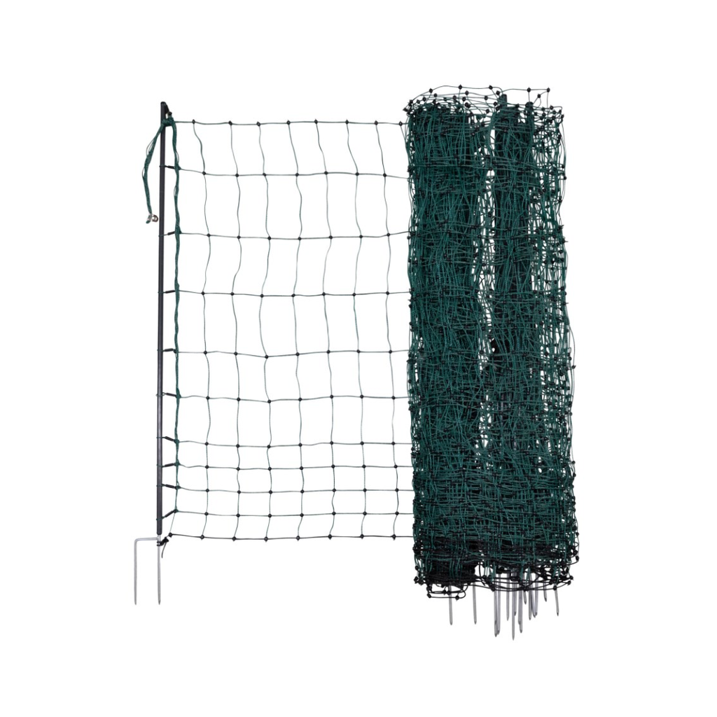 Geflügelnetz Premium, grün 25m, 106cm, Doppelspitze