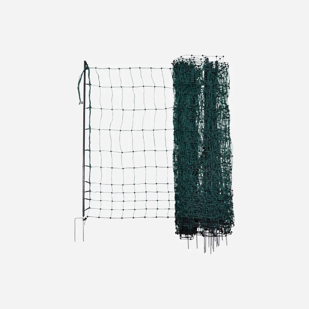 Geflügelnetz Premium, grün 25m, 106cm, Doppelspitze
