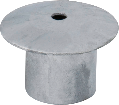 Abdeckung Einbauhülse rund