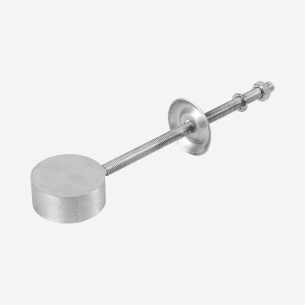 Spaltenanker M12x235 mm, rund, Edelstahl Schlitzbreite ab 3 cm, inkl. Muttern