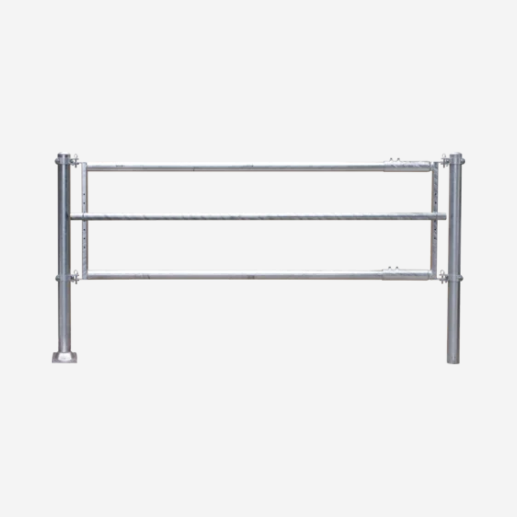 Futtertischabtrennung 3 Rohre, 3 m, vz