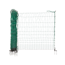 Geflügelnetz 25 mtr., 170 cm Doppelspitze, grün, elektrifizierbar