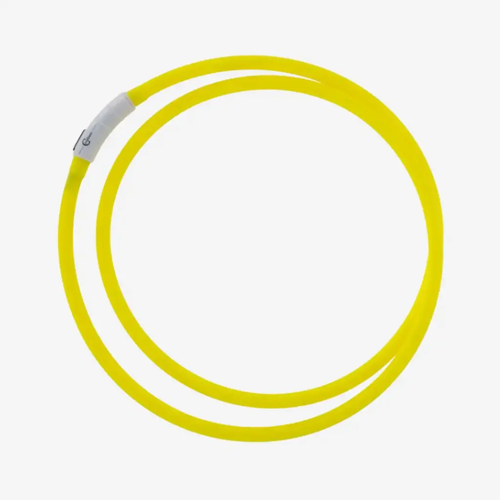 Halsring LED, 10mm x 150 cm,  gelb 