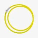 Halsring LED, 10mm x 150 cm,  gelb 