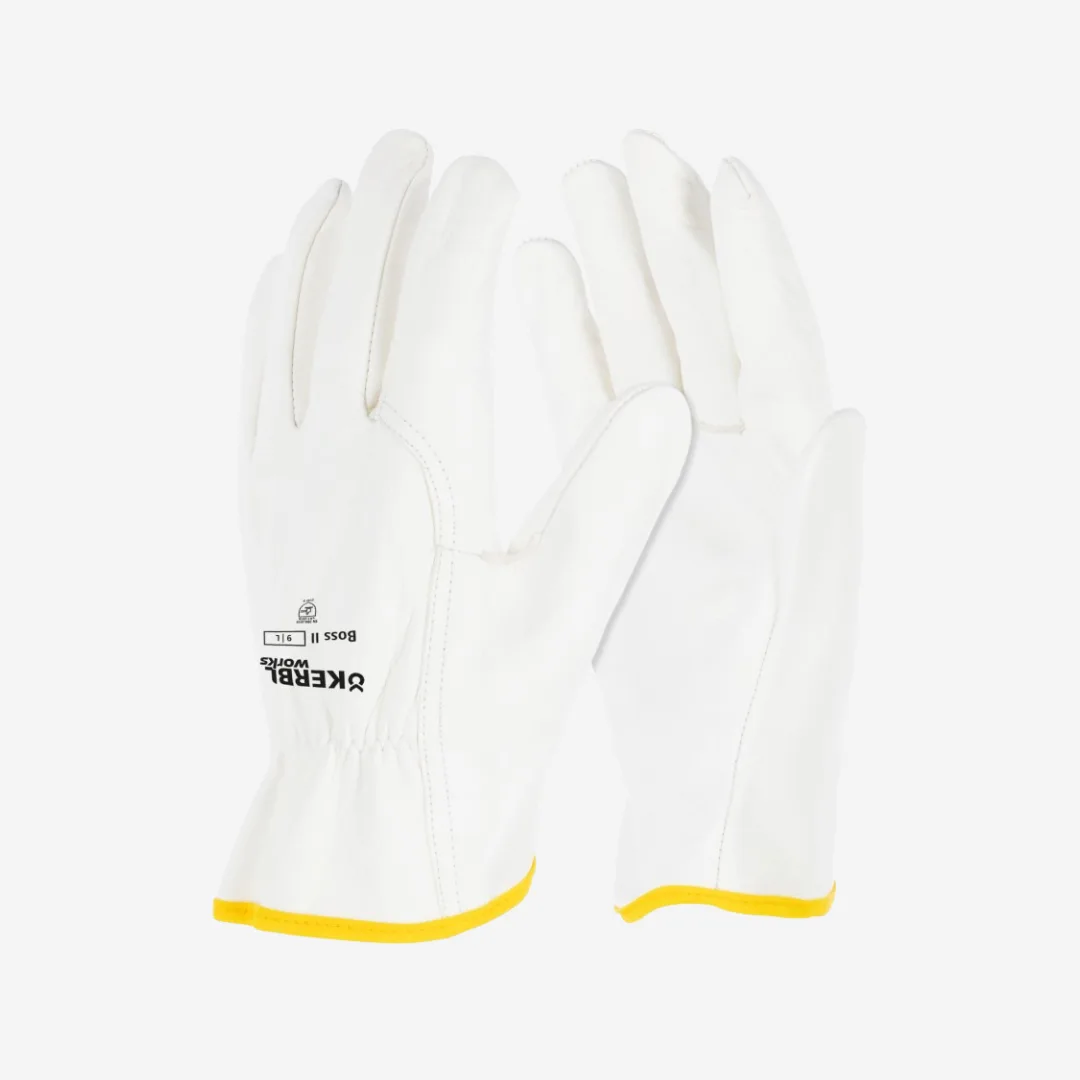 Handschuh Boss II Gr. 8, Rindsleder Cr- Frei gegerbt