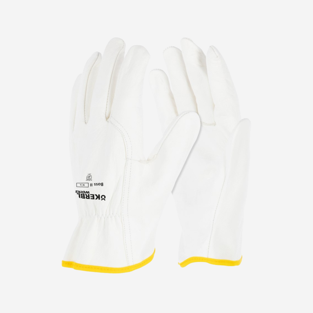 Handschuh Boss II Gr. 8, Rindsleder Cr- Frei gegerbt