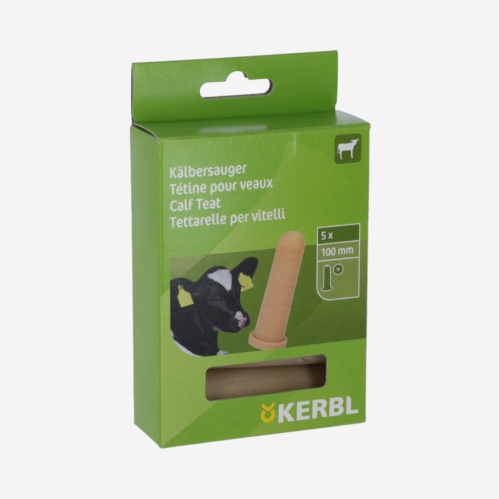 Kälbersauger Standard 100 mm, mit Kreuzlochung im Pack