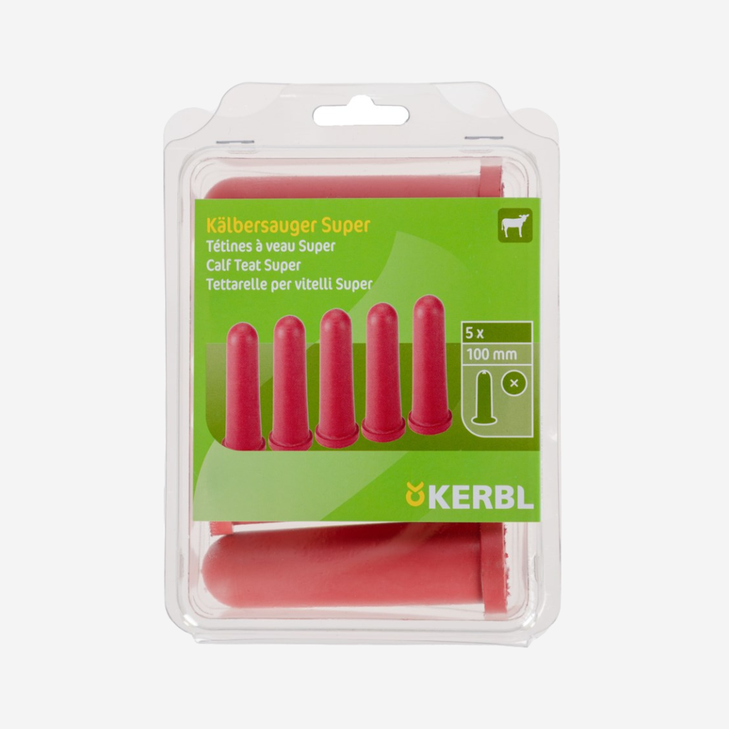 Kälbersauger super 100 mm, mit Kreuzlochung im Pack