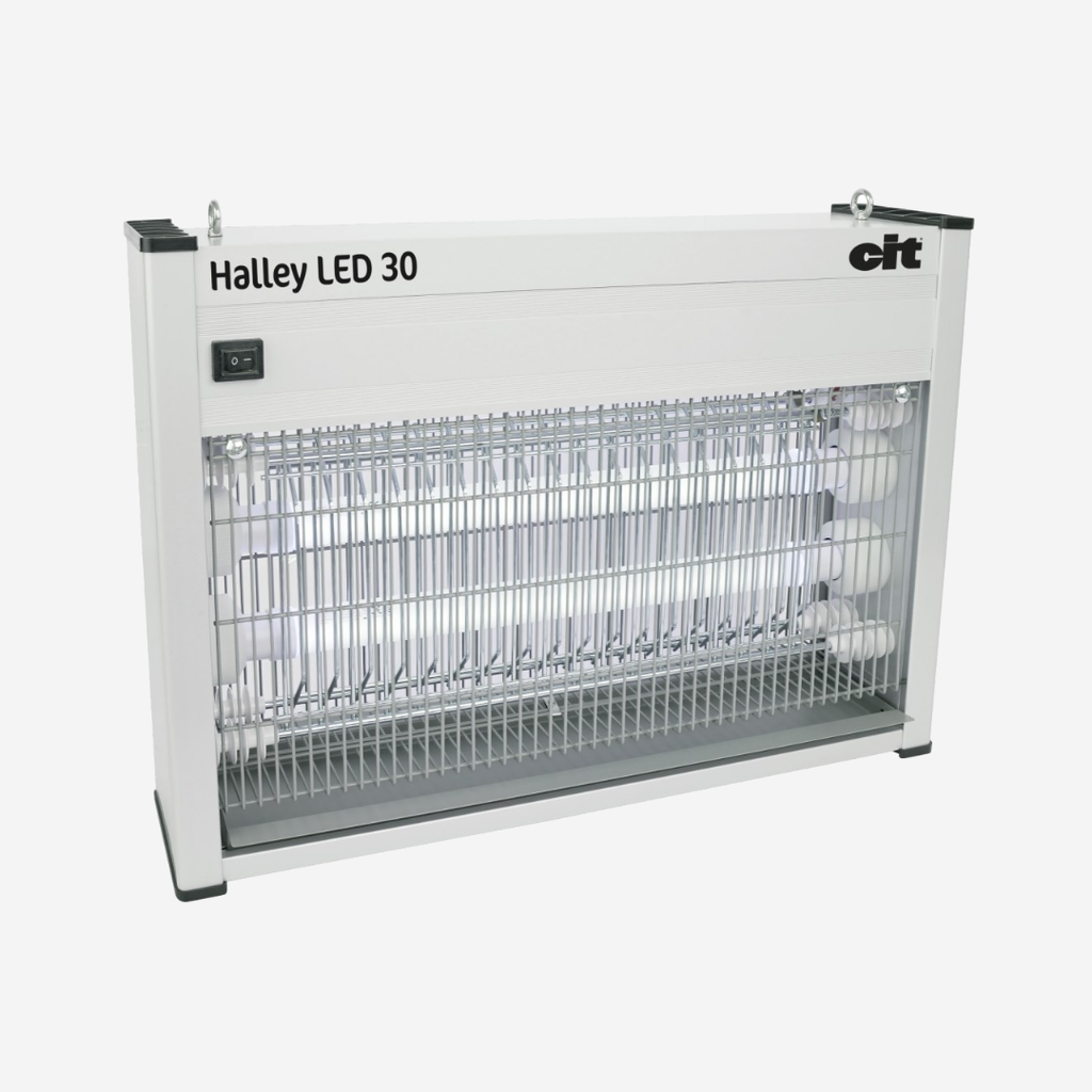 Elektr. Fliegenvernichter Halley LED 30, blau